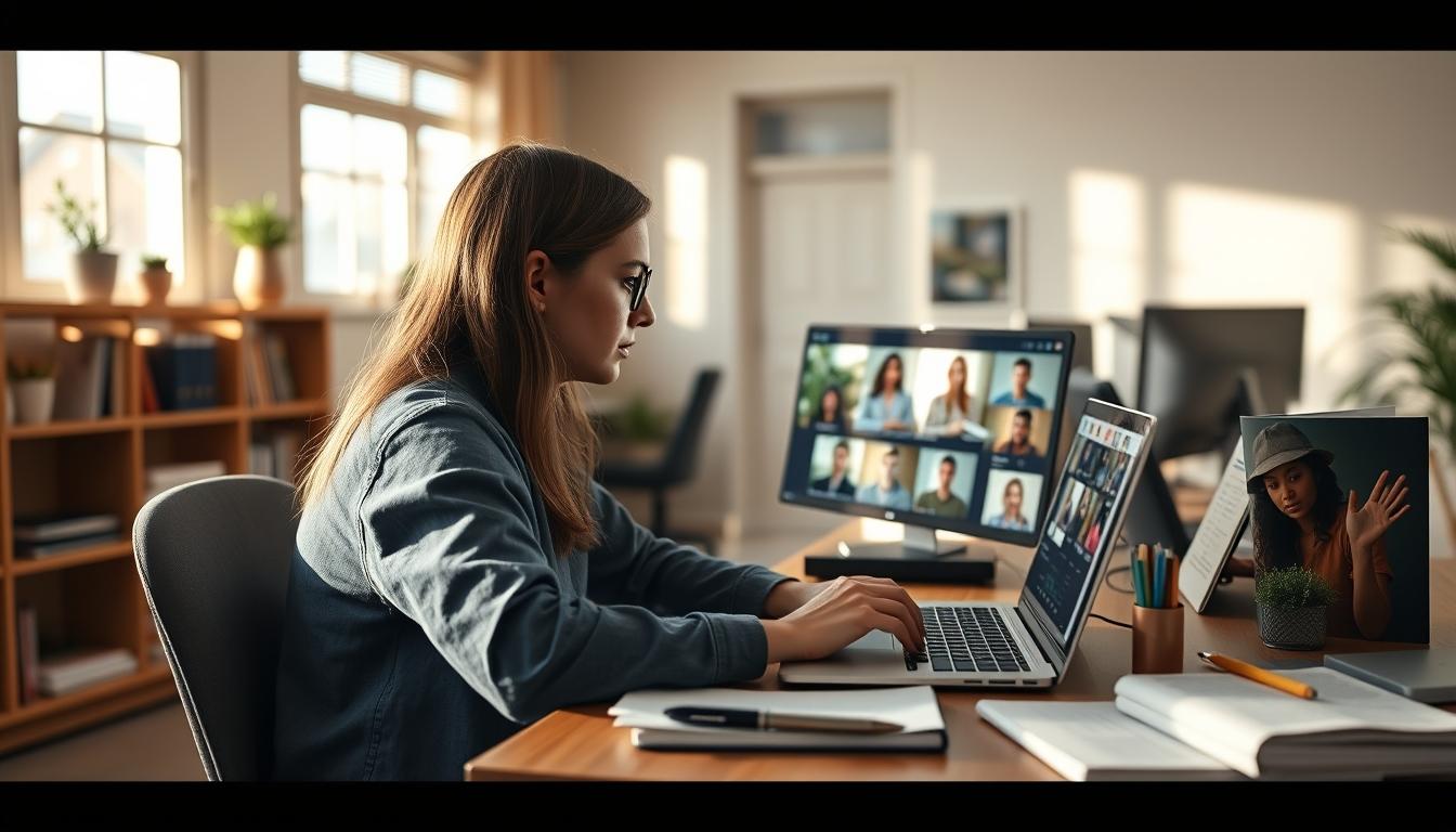 Modern university campus for students